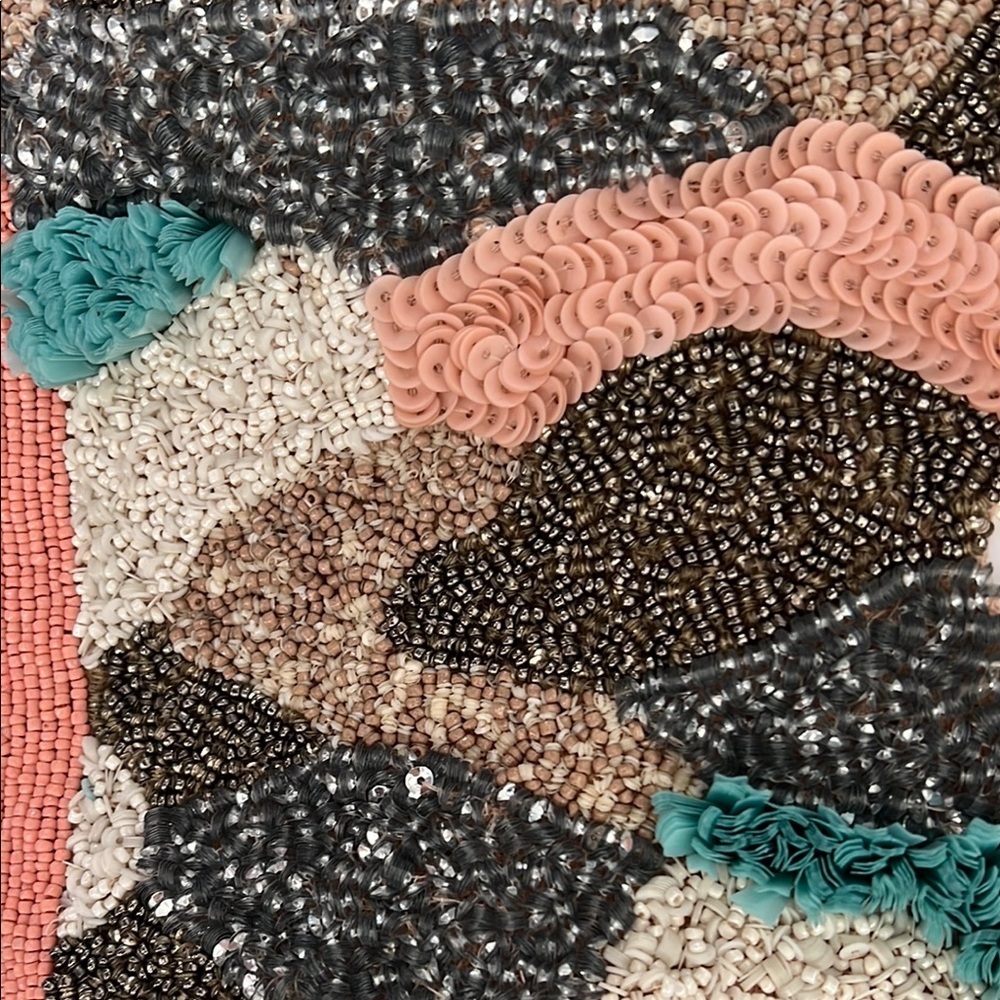 Antik Kraft | Beaded Hand Bag w/ Bamboo Handles - Picture 8 of 8